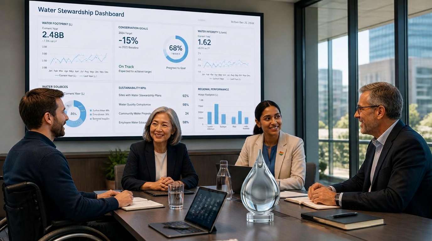 Corporate water footprint & stewardship platforms
