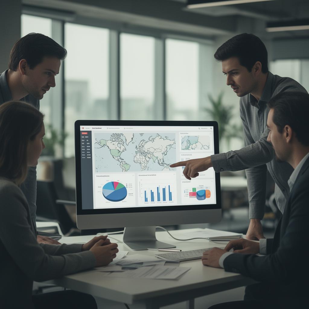 Team reviewing a risk decision on a shared screen